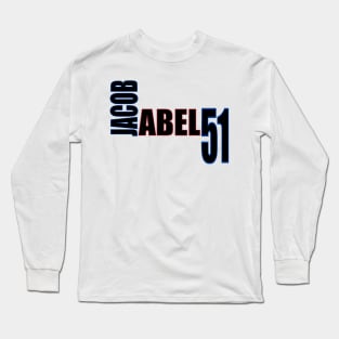 Jacob Abel '23 black text Long Sleeve T-Shirt